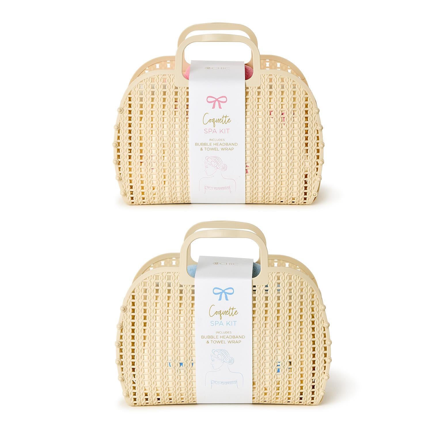 Two's Company Coquette Spa Time Headband and Wrap Towel
