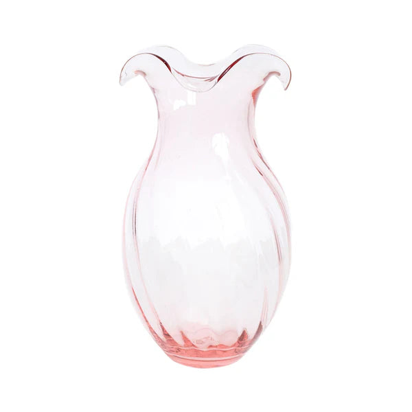 Hibiscus Vertical Fluted Small Vase