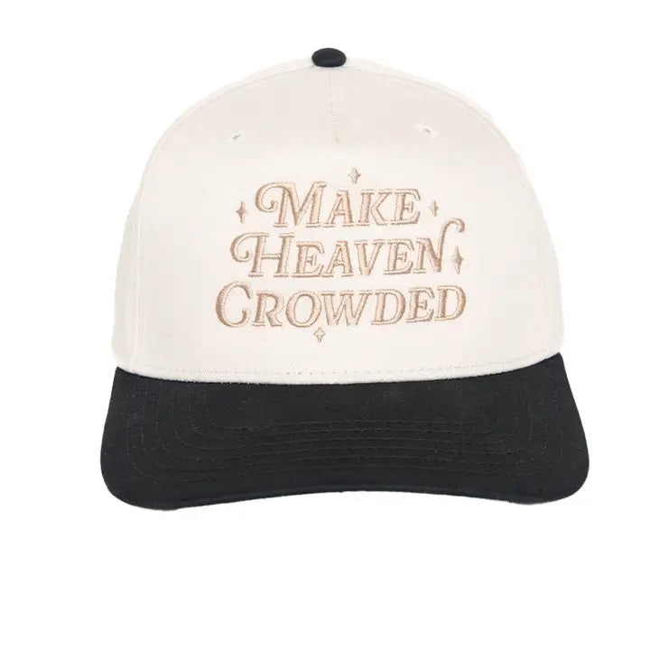 Make Heaven Crowded Vintage Trucker Hats