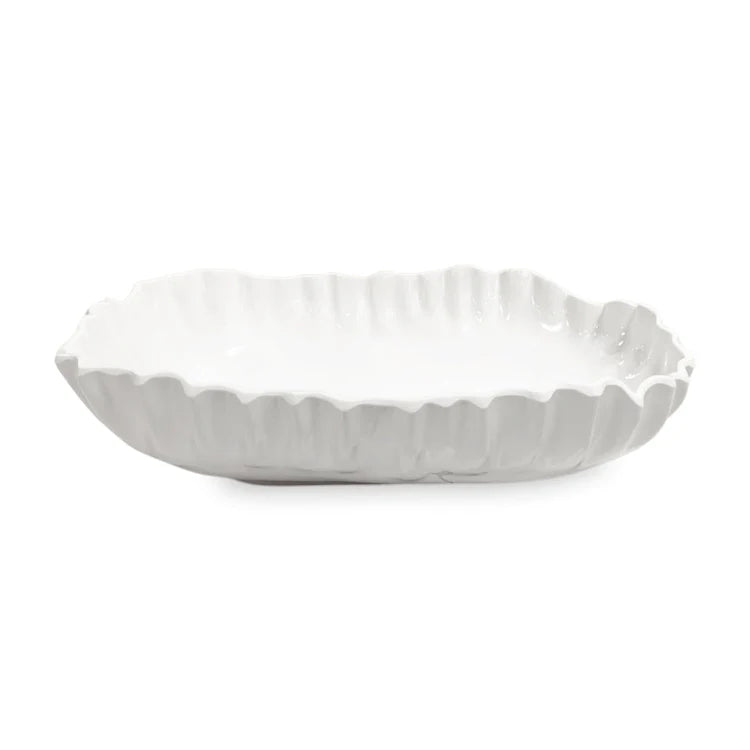 Vida Bloom Pinched Large Oval Bowl 2954