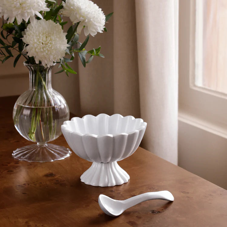 VIDA Vienna Mini Pedestal with Spoon White 3277