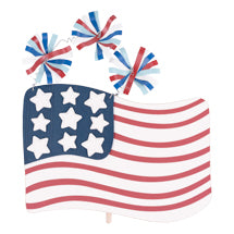 Stars & Stripes Flag Topper
