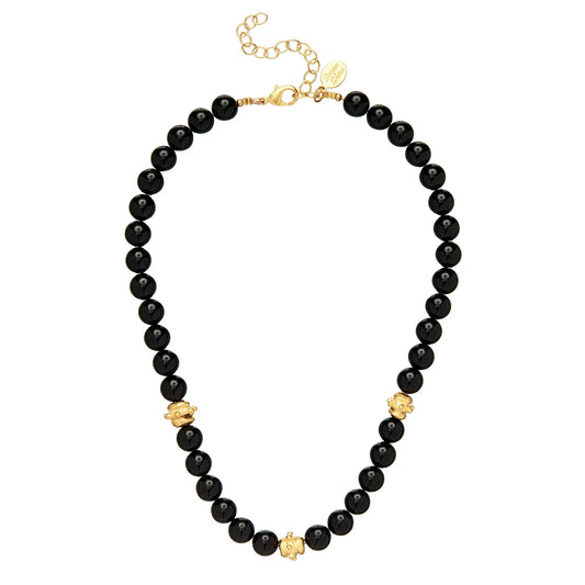 Bailey Necklace - Black Onyx 3908