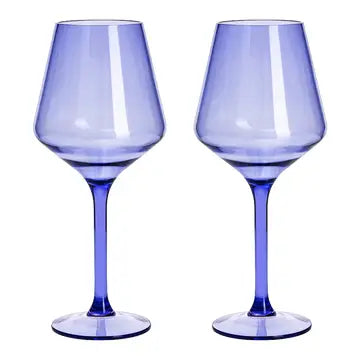 Shatterproof Wine Glasses - Purple