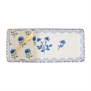 Blue Floral Hostess Set