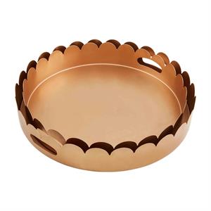 Small Gold Scallop Tray