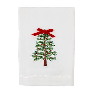 SINGLE TREE EMBROIDERED TOWEL
