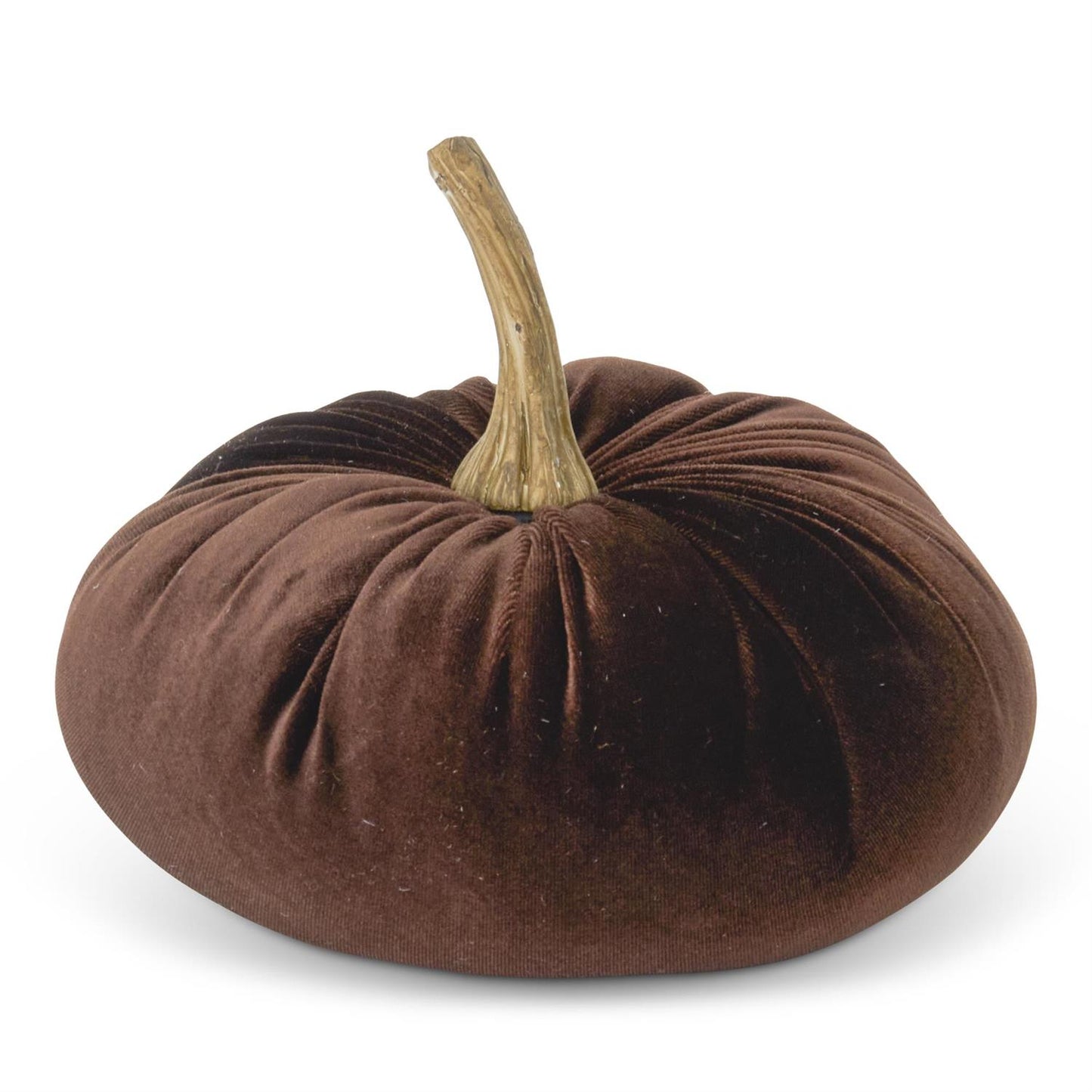 6.25 Inch Burgundy Velvet Pumpkin