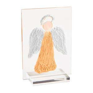 SM ACRYLIC ANGEL PLAQUE STAND