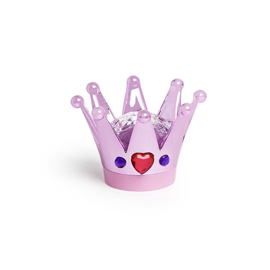 Pretty Princess Metallic Jeweled Crown Lip Balm with Mixed Berry Scent in Gift Pack