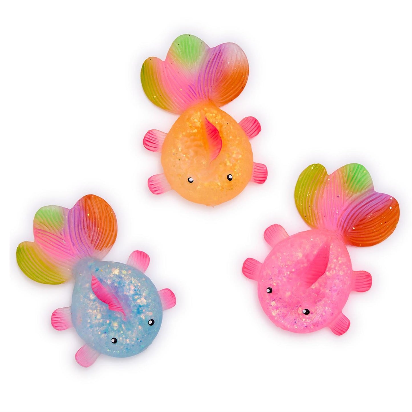 Squishy Glitter Fish Toy
