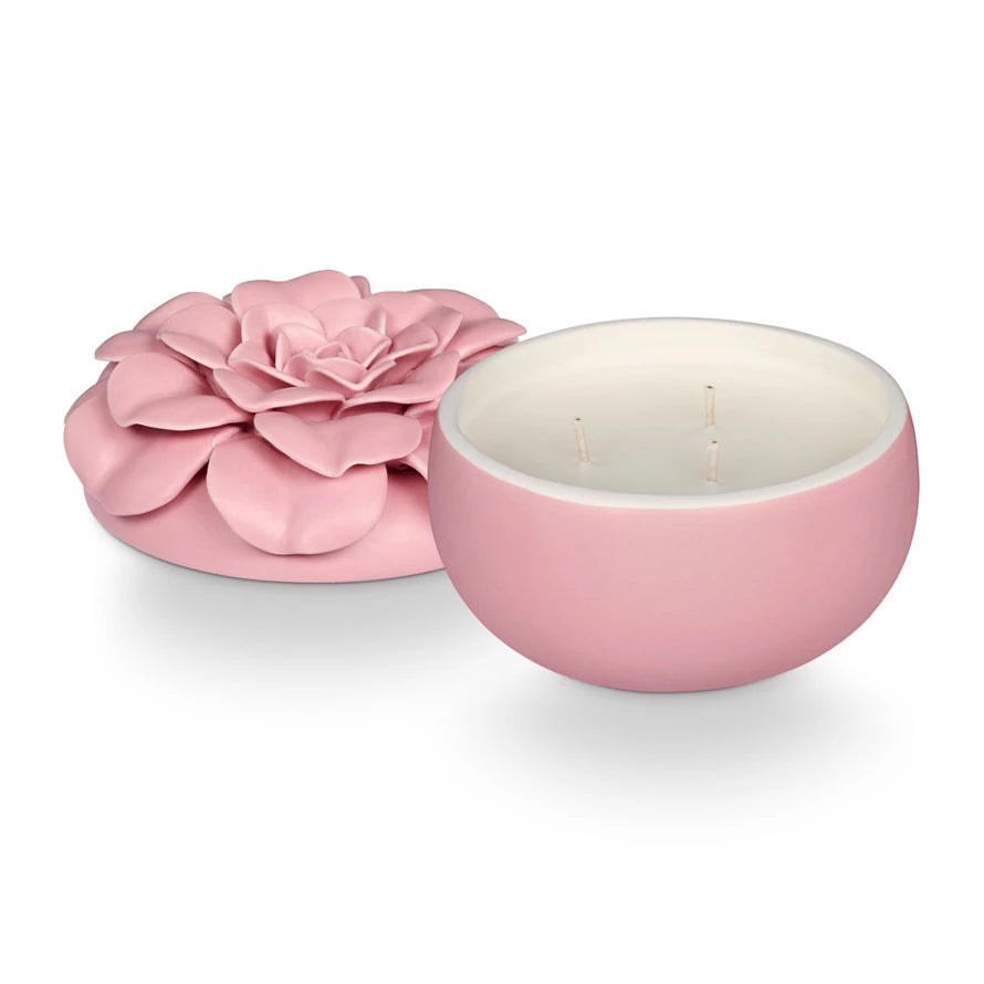 Pink Pepper Fruit - Ceramic Flower