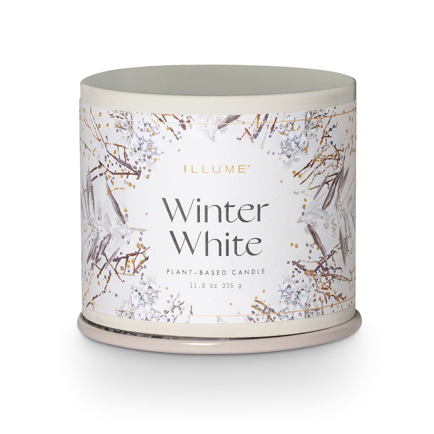 Winter White Vanity Tin Can