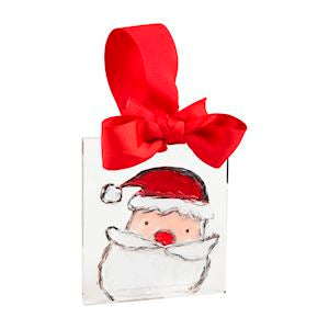 SANTA ACRYLIC XMAS ORNAMENT