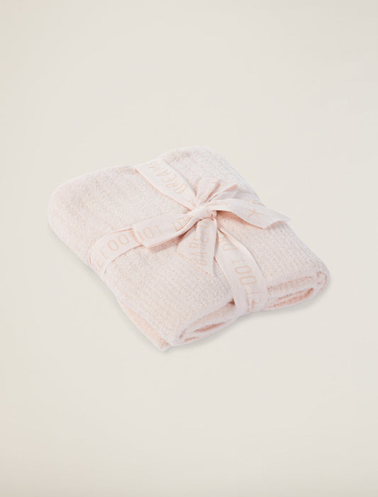 CCL ribbed pink blanket