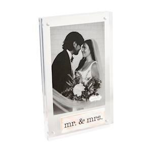 Mr. & Mrs. Acrylic Frame