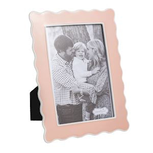 Pink Ruffle Enamel Frame