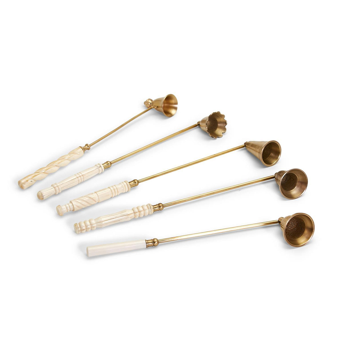 Lights Out Antiqued Gold Candle Snuffer - Assorted Designs