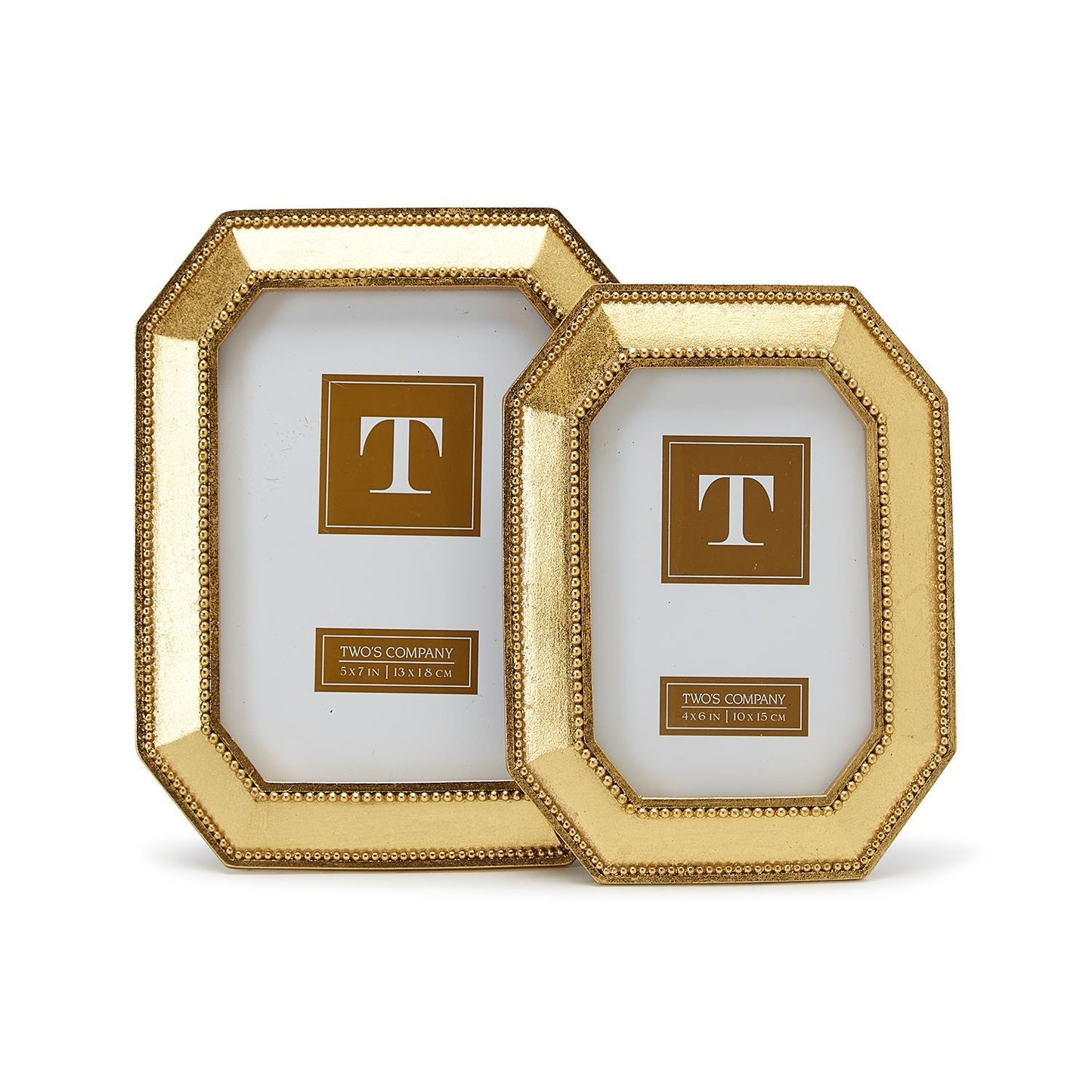 Beads of Gold Photo Frame