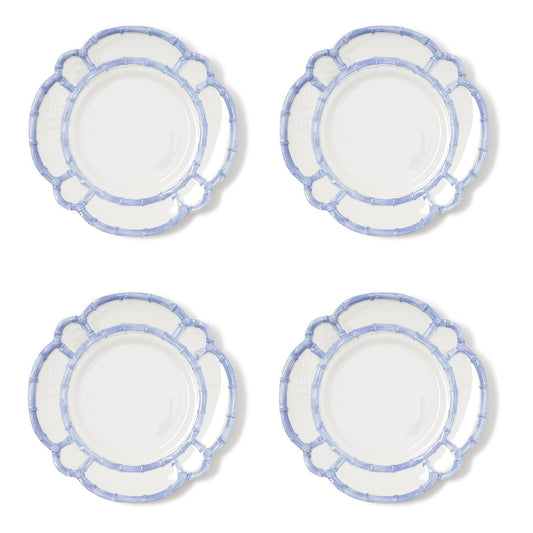 French Blue Bamboo Touch Dinner Plate