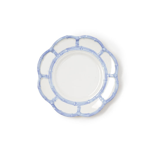 French Blue Bamboo Touch Salad / Dessert Plate