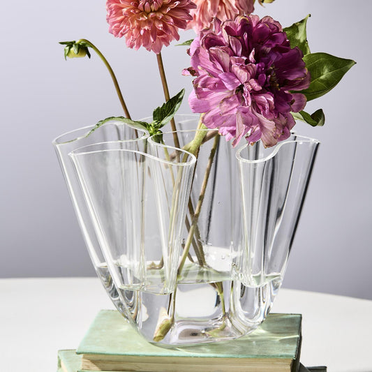 Handkerchief Hand-made 5 Section Vase - Acrylic