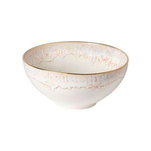 Taormina Serving Bowl-White/Gold