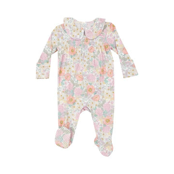 Peonies & Roses - 2 Way Zipper Footie
