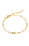 Courtney Paperclip Bracelet - Gold