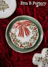 Garland Wreath Coupe Plate
