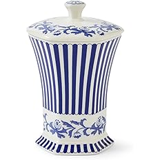 Blue Italian Steccato Mini Vase
