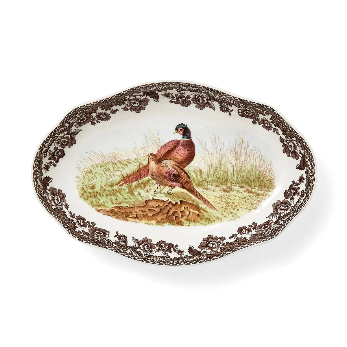 Pheasant Pickle Dish 8.5"