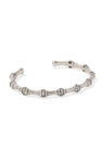 Maura Bamboo Cuff Bracelet- Silver