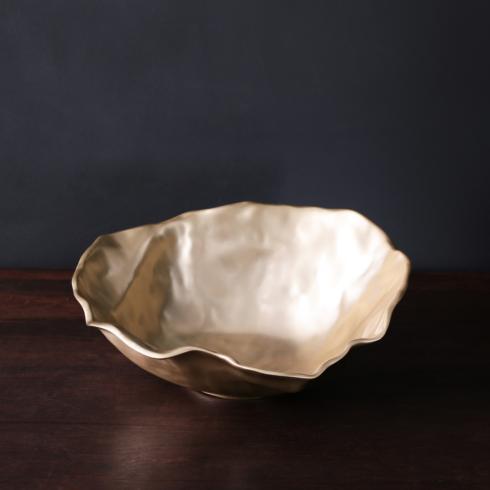 Sierra Maia Large Bowl Gold