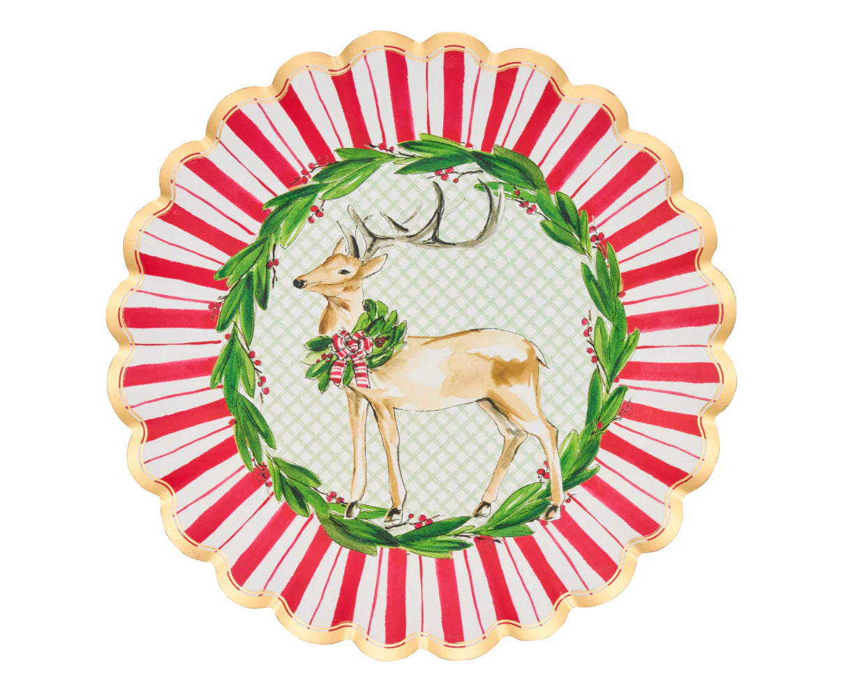 Holly Berry Dinner Plates 8 pk