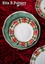Ruffle Plaid Bowl - Firesaid Plaid