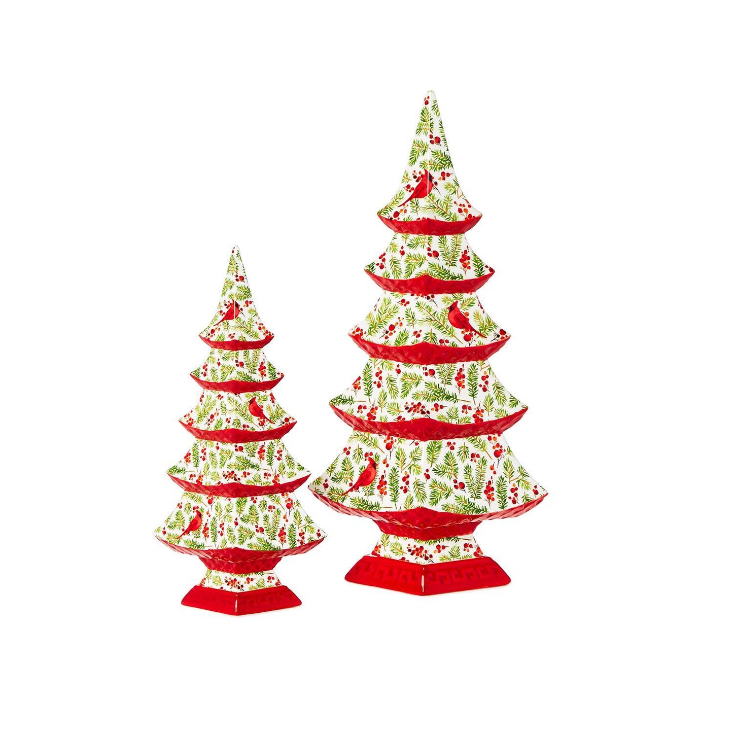 Merry Berry Set of 2 Pagoda Trees Includes 2 Sizes