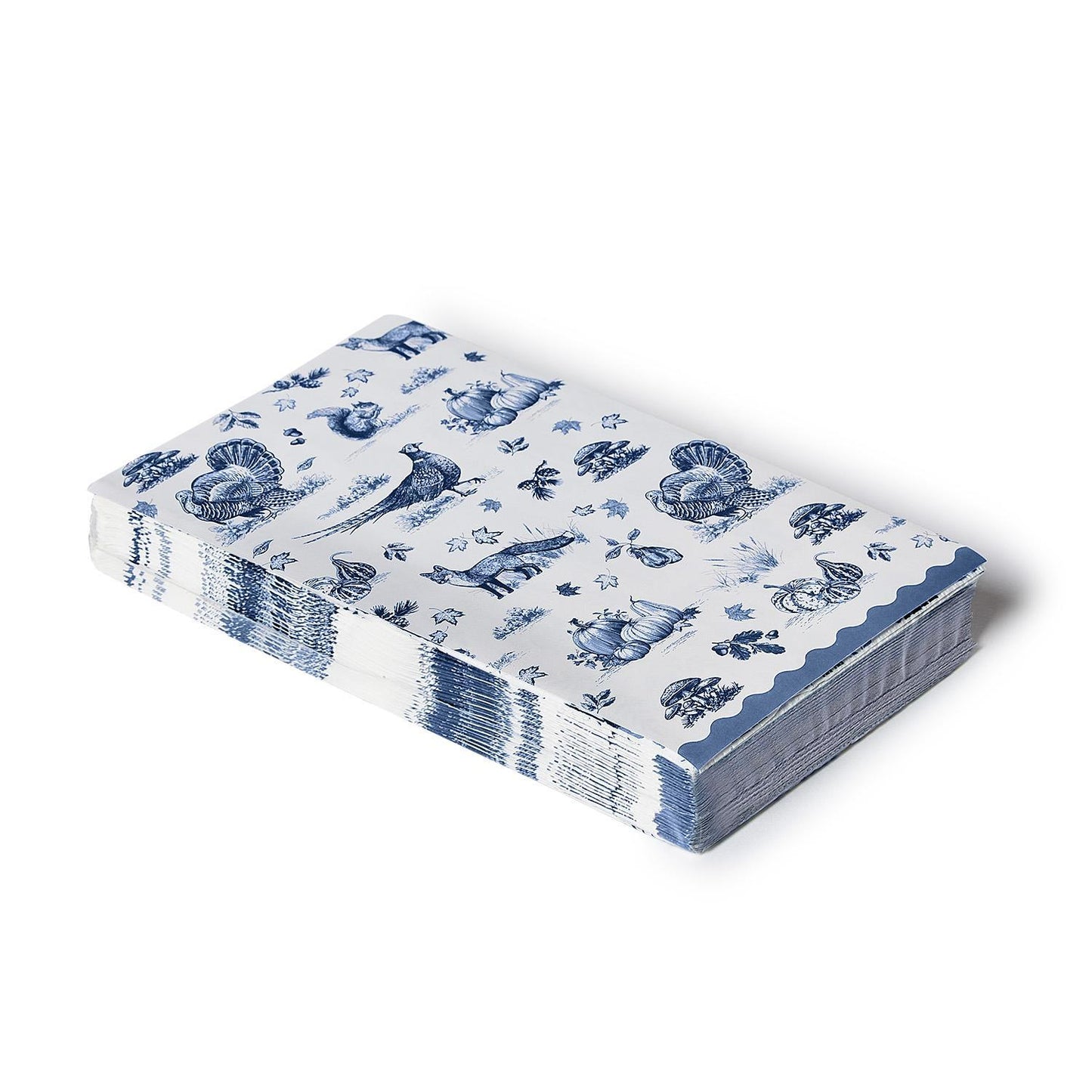 Falling for Blue Toile 3-Ply Paper Dinner Napkin / Guest Towel (includes 20 napkins)