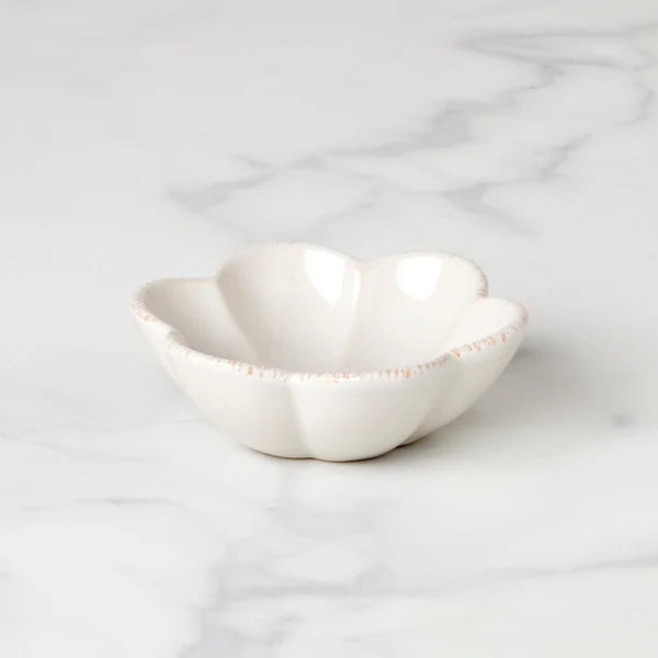 French Perle Scallop White Mini Dish