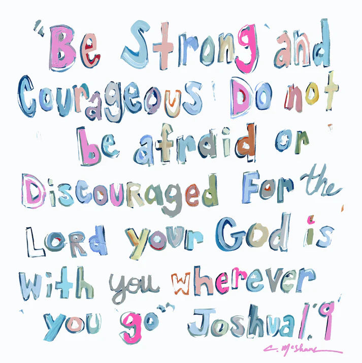 Joshua 1:9 5 X5