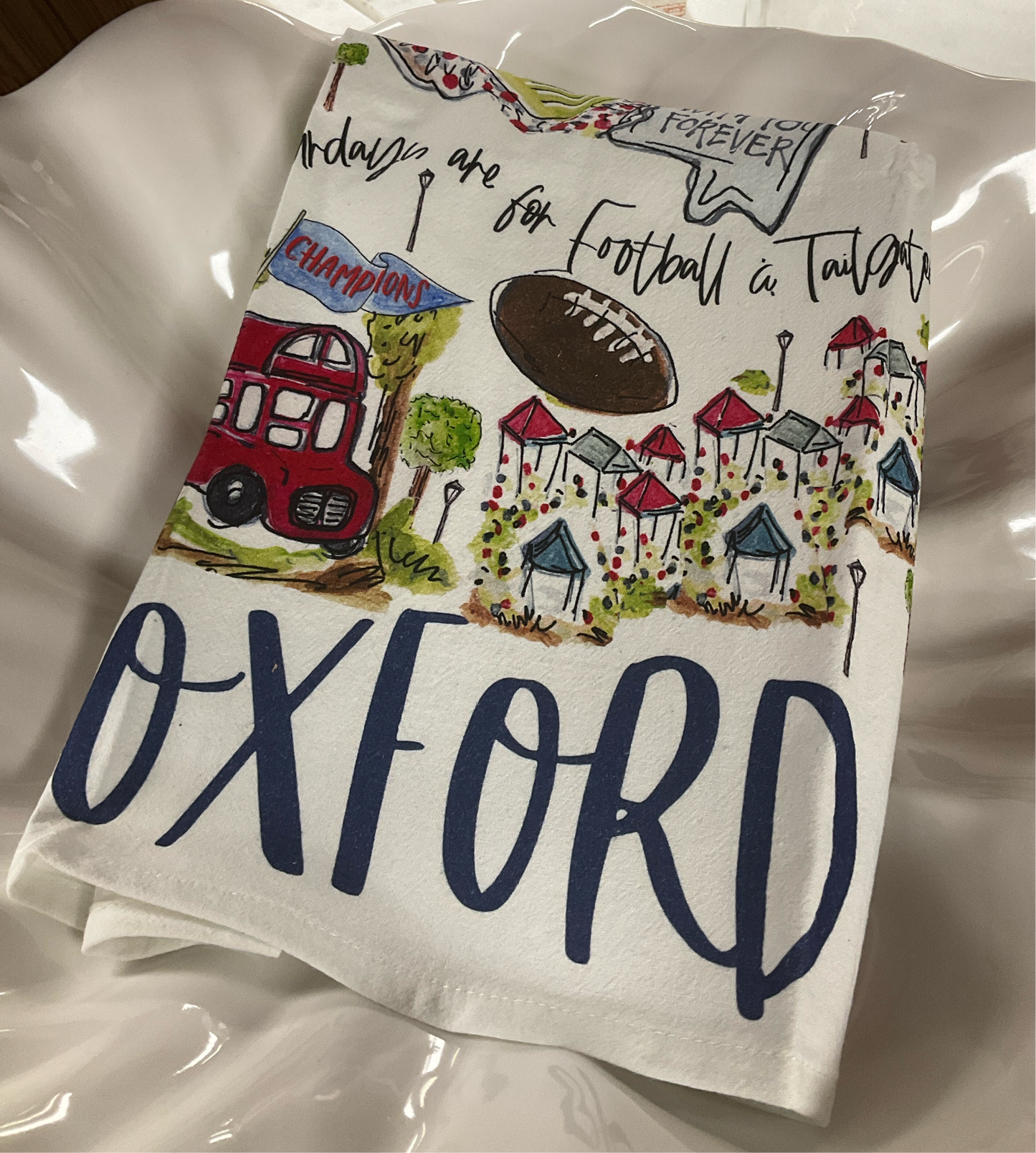 Oxford Tea Towel