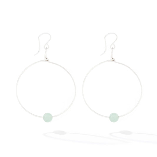Breathe Earrings-Silver Aventur