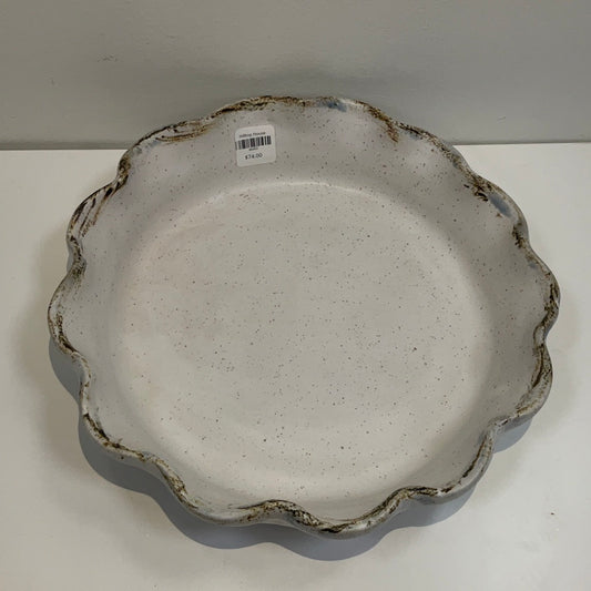 Pie/Quiche Dish-Charming White