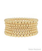 Set of 5 Bracelet - Gold