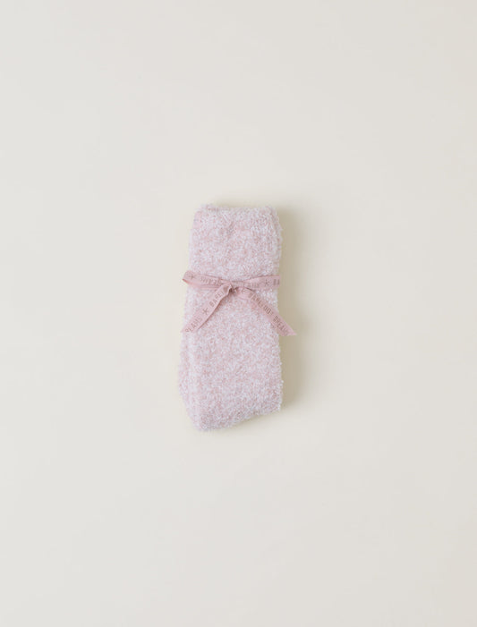 CozyChic Heathered Socks - dusty rose