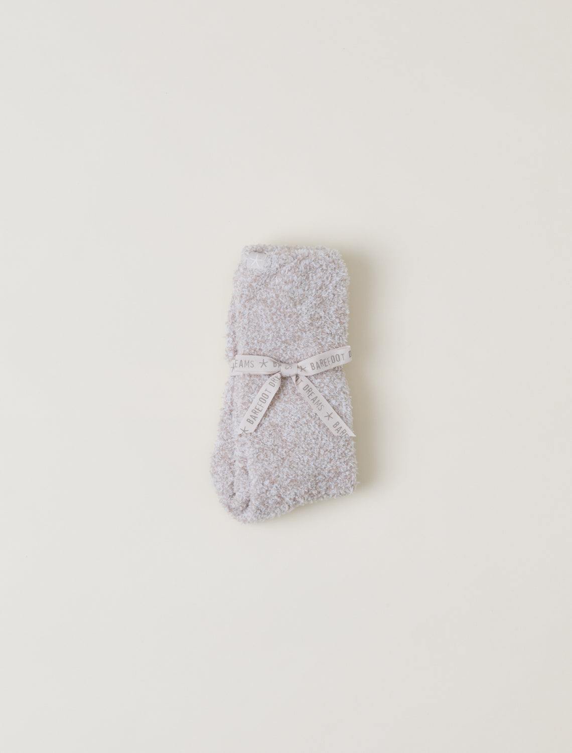 CozyChic Heathered Socks - stone/white