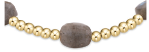 Admire Gold 3mm Bead Bracelet - Labradorite