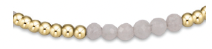 Blissful Pattern 2.5mm Bead Bracelet - Moonstone