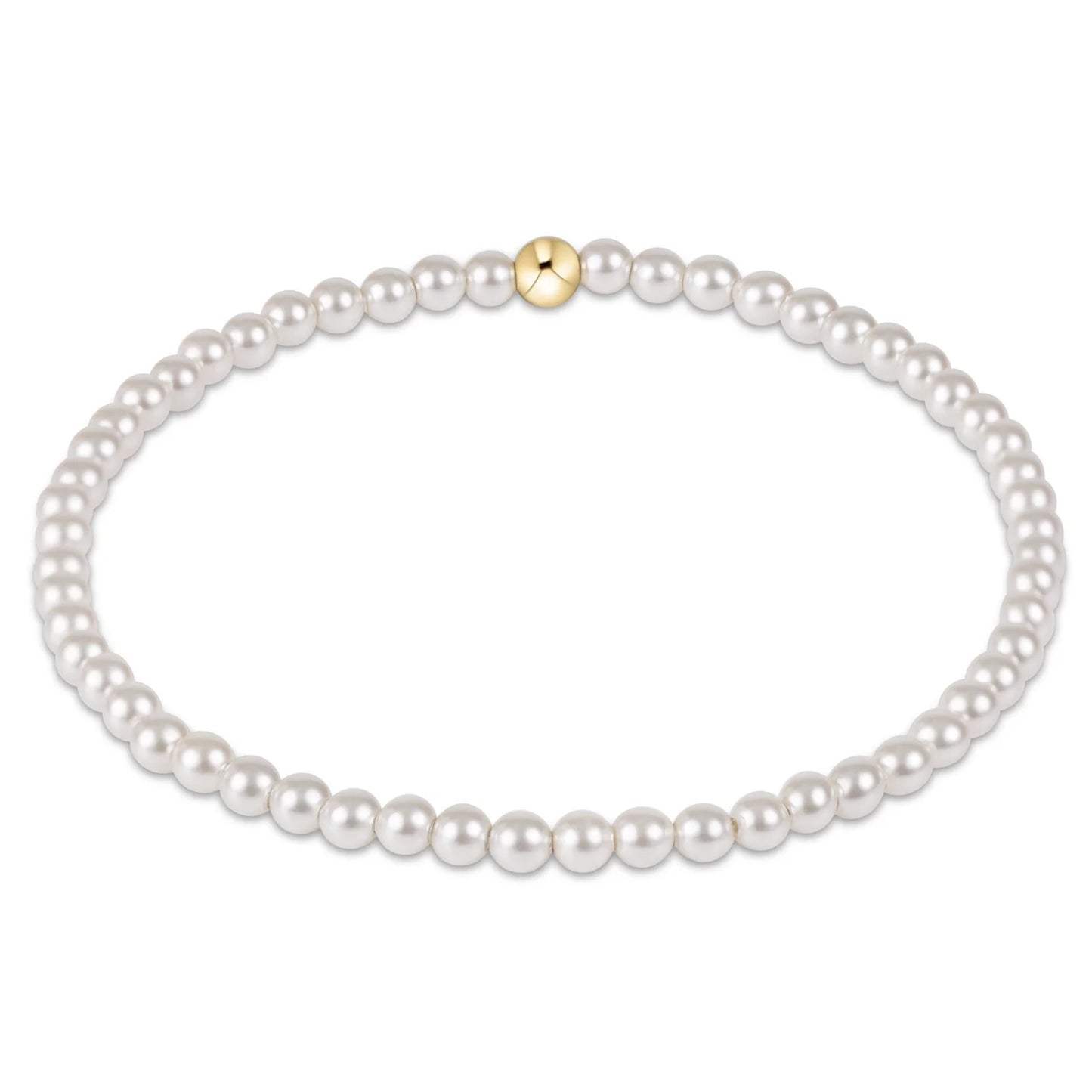Purpose Gold 4mm Bead Bracelet - Mixed Metal
