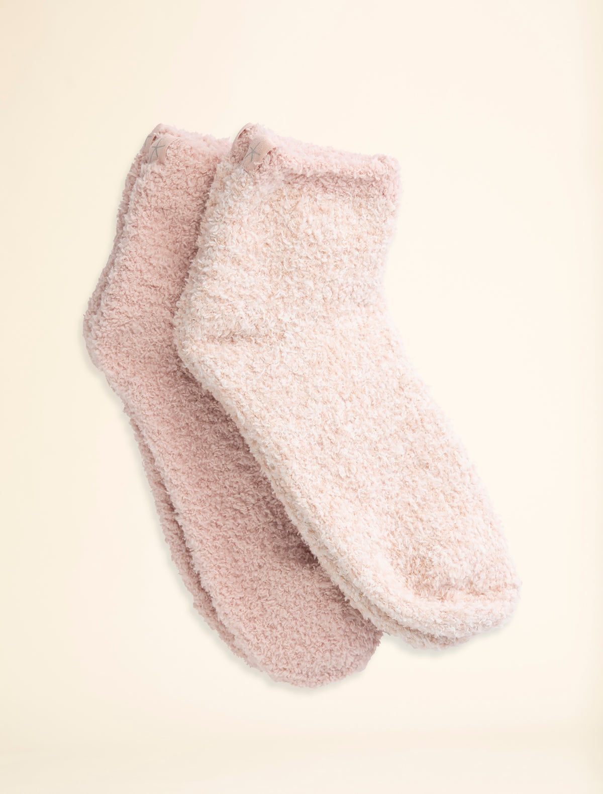 CozyChic two pair tennis socks - dusty rose